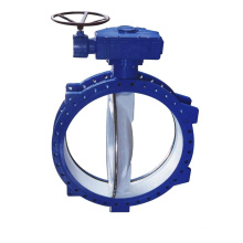 Ciment Silo Pneumatic Dust Butterfly Valve DN250 Butfly Vanne avec actionneur pneumatique